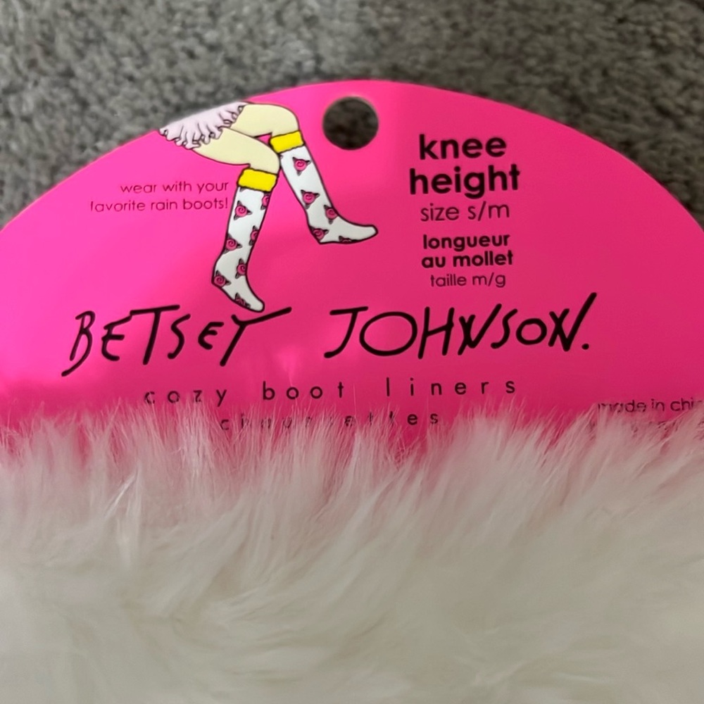Betsy Johnson cozy boot liners